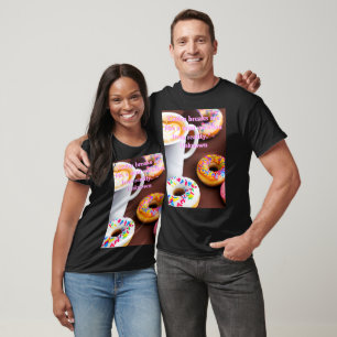 Colourful Coffee Break T Shirt for Adults