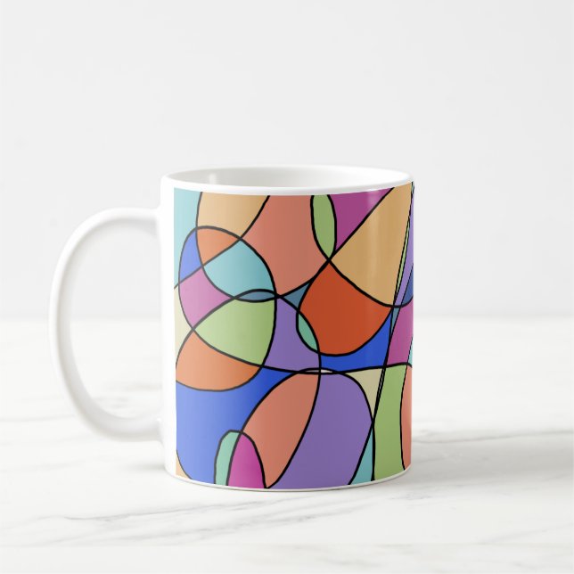 Colourful Coffee Mug (Left)
