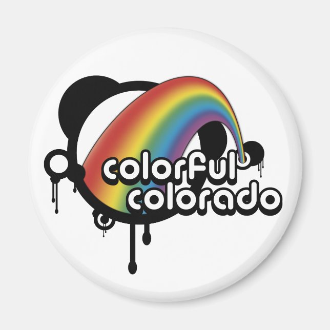 colourful colorado. magnet (Front)