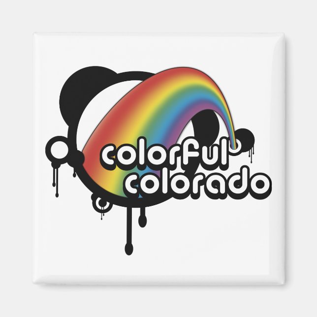 colourful colorado. magnet (Front)