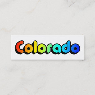 colourful colorado mini business card