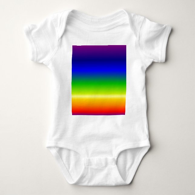 Colourful Colour Customised Designer Baby Bodysuit (Front)
