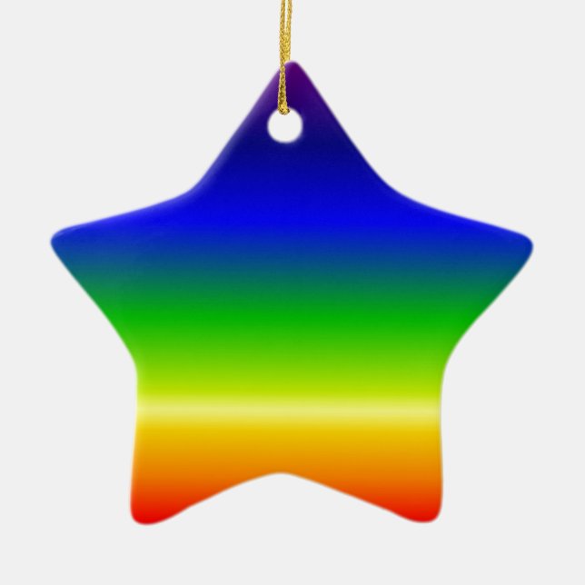 Colourful Colour Customised Designer Ceramic Tree Decoration (Front)