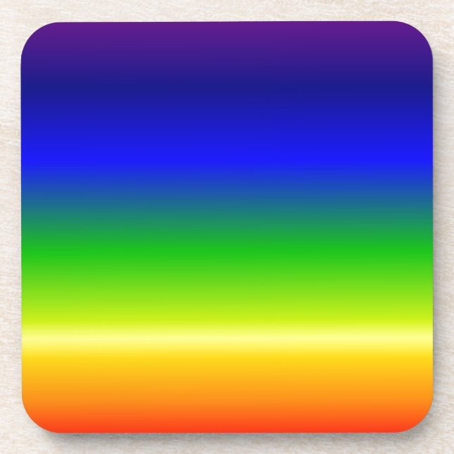 Colourful Colour Customised Designer Coaster (Front)