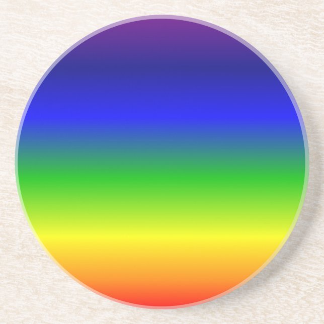 Colourful Colour Customised Designer Coaster (Front)