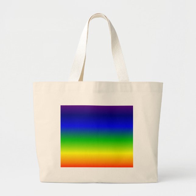 Colourful Colour Customised Designer Large Tote Bag (Front)