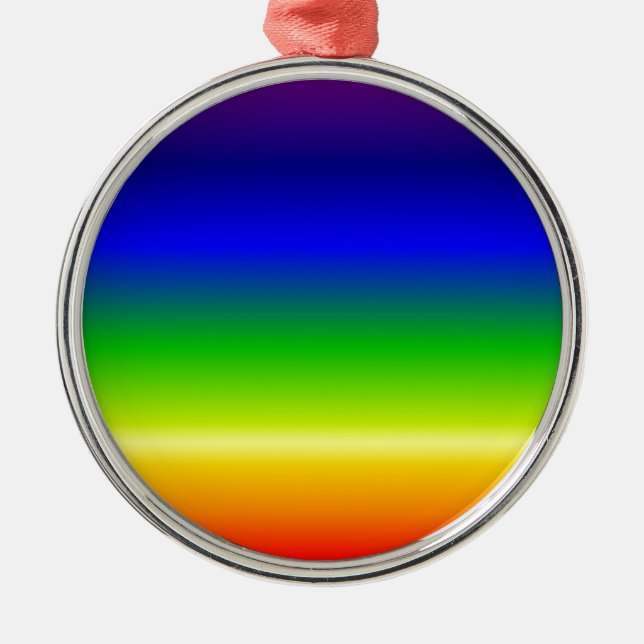 Colourful Colour Customised Designer Metal Ornament (Front)