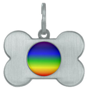 Colourful Colour Customised Designer Pet Name Tag