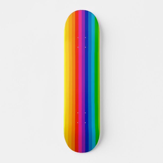 Colourful Colour Wheel Skateboard (Front)