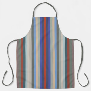 Colourful Colours Of The Year Vertical Striped Apron