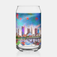 Colourful Columbus Skyline