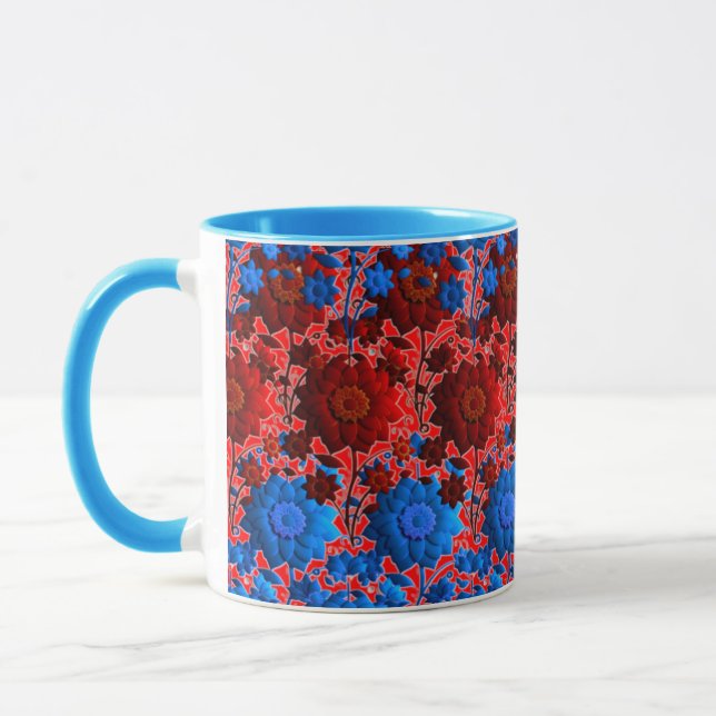 colourful combo mug, 3D digital design mug, perfec Mug (Left)