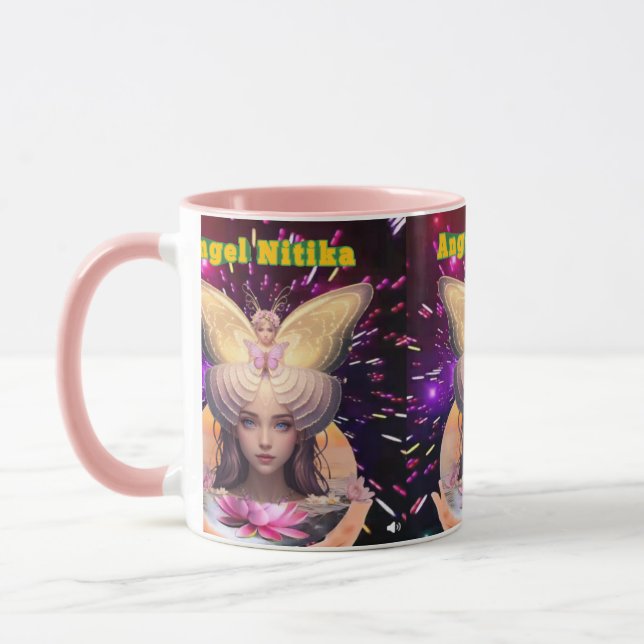colourful combo mug, 3D digital design mug, perfec Mug (Left)
