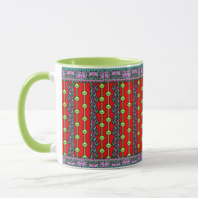 colourful combo mug, 3D digital design mug, perfec Mug (Left)