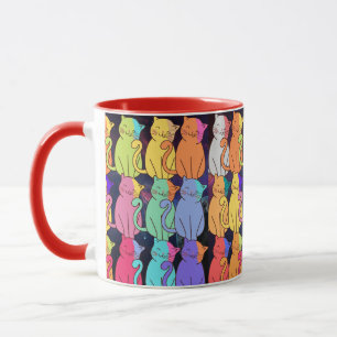 Colourful Combo Mug with many Cats 2022 September