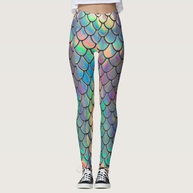 Colourful compilation of street art graffiti û leggings (Front)