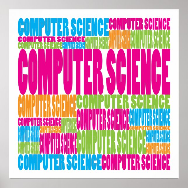Colourful Computer Science Poster (Front)