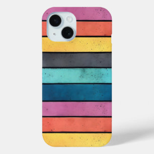 Colourful Concrete Pattern iPhone 15 Case