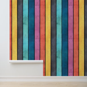 Colourful Concrete Pattern Wallpaper