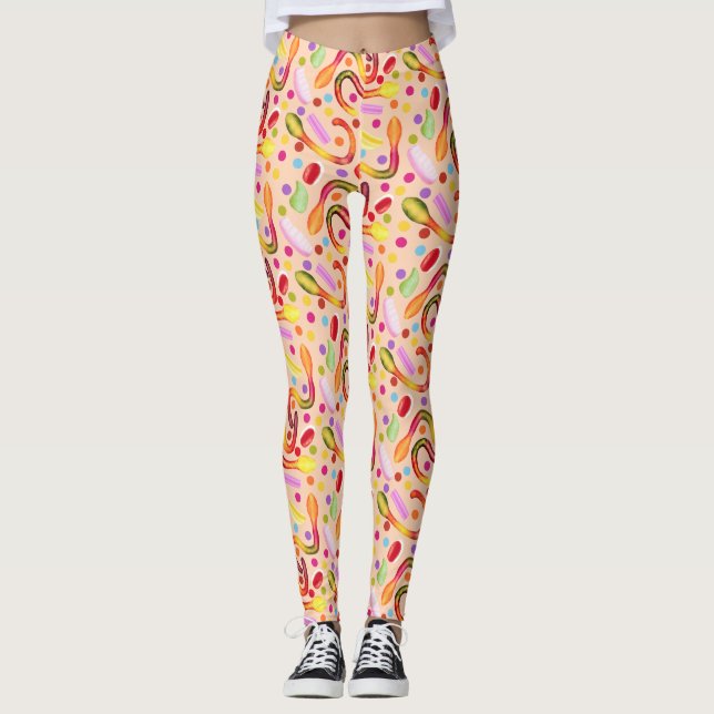 Colourful confectionery  leggings (Front)