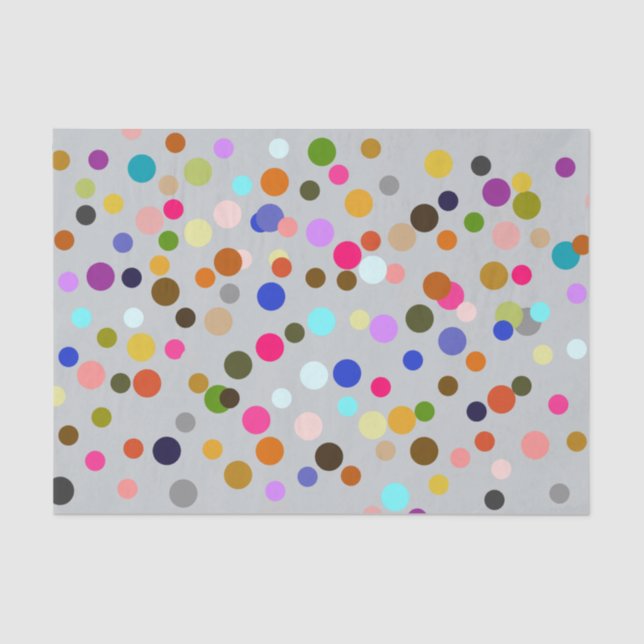 Colourful Confetti Art Tissue Paper (Front)