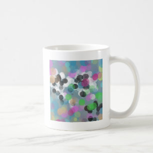 Colourful Confetti Bokeh Dots Coffee Mug