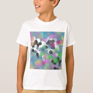 Colourful Confetti Bokeh Dots T-Shirt