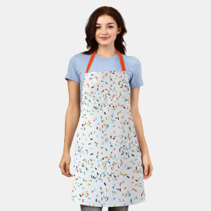 Colourful Confetti Fall Pattern Apron