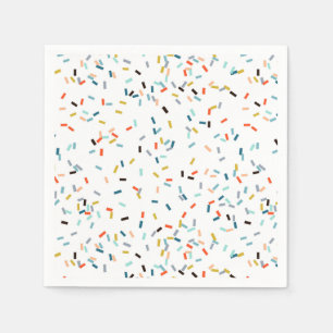 Colourful Confetti Fall Pattern Napkin