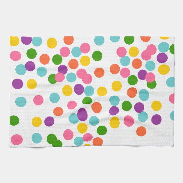 Colourful Confetti Kitchen Towels (Horizontal)