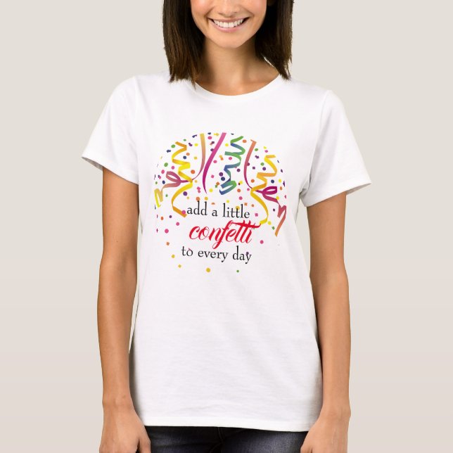 Colourful Confetti T-Shirt (Front)