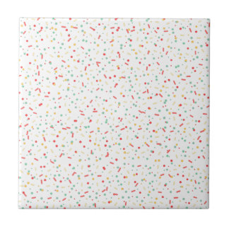 colourful confetti tile
