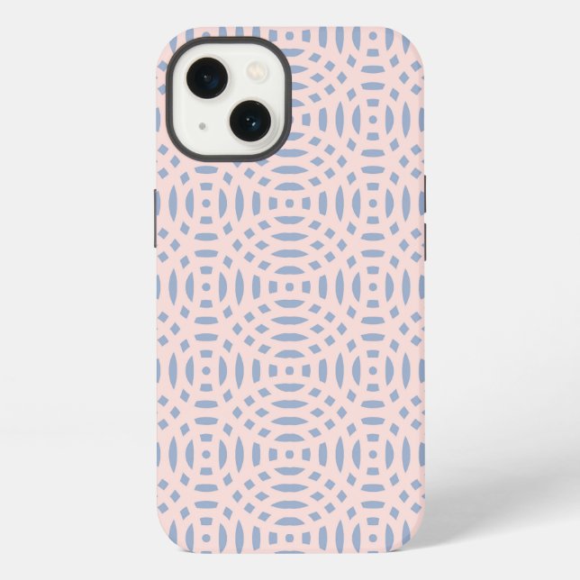 Colourful Contemporary Shapes Pattern iPhone Case (Back)