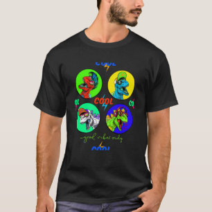 Colourful Cool Awesome Dinosaur Rex Graphic T-Shirt