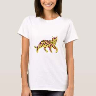 Colourful Cool Bengal Cat T-Shirt