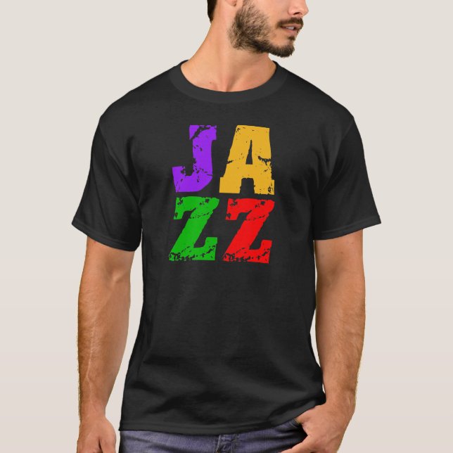 Colourful cool jazz T-Shirt (Front)