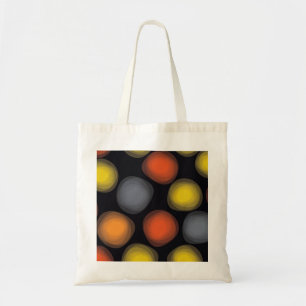 Colourful, cool, modern, trendy flower abstraction tote bag