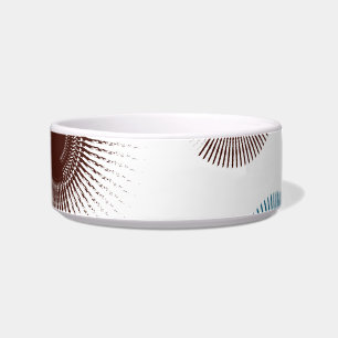 Colourful, cool, trend urban brush strokes circles bowl