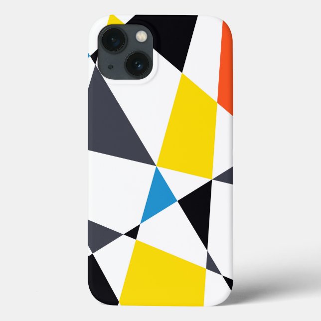 Colourful, cool, trendy, modern geometric shapes Case-Mate iPhone case (Back)