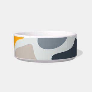 Colourful, cool, trendy, modern organic geometric bowl