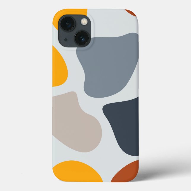 Colourful, cool, trendy, modern organic geometric Case-Mate iPhone case (Back)