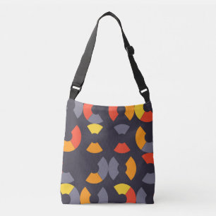 Colourful, cool, trendy, modern, urban circular ar crossbody bag