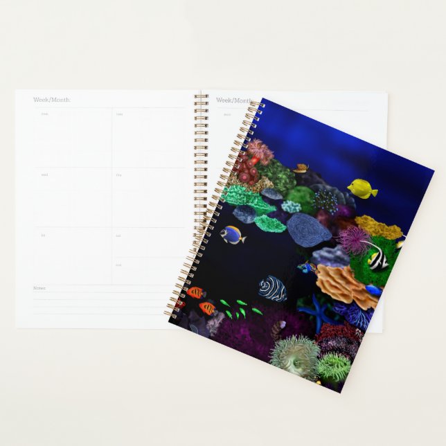 Colourful Coral & Fish Reef Planner (Display)