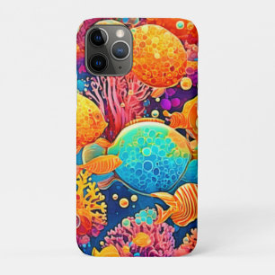 Colourful Coral Reef Artwork iPhone 11 Pro Case