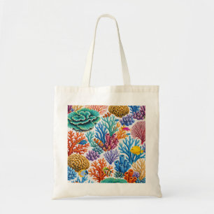 Colourful Coral Reef Tropical Fish Tote Bag