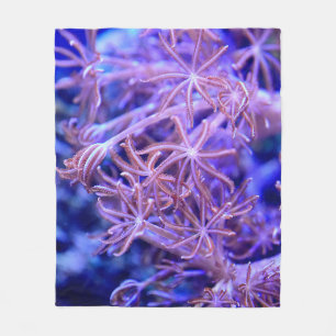 Colourful Coral reefs Fleece Blanket