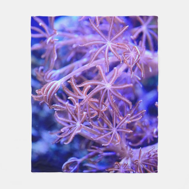 Colourful Coral reefs Fleece Blanket (Front)