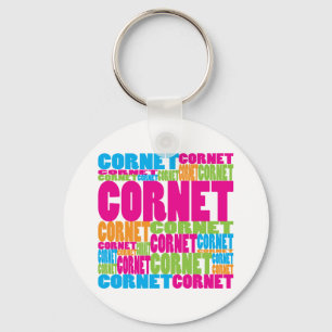 Colourful Cornet Key Ring