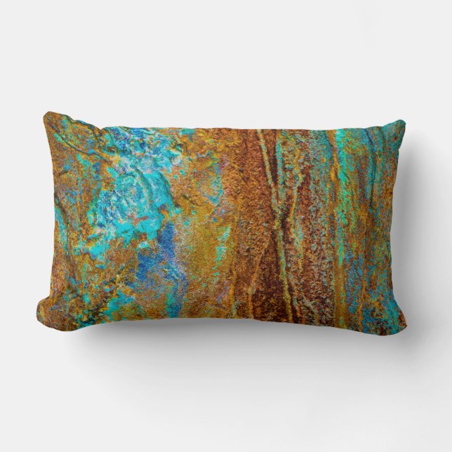 Colourful Corrosion Lumbar Cushion (Front)