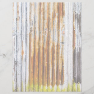 Colourful Corrugated Iron Fence Flyer